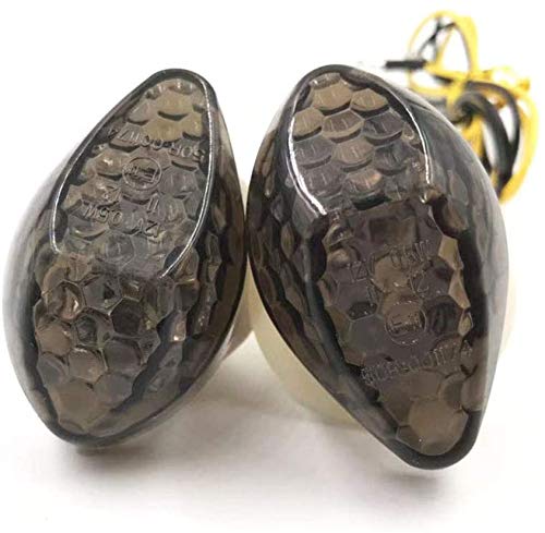 SAMDO Motorcycle LED Flush Mount Turn Signal Light Blinker Turning Lamp Smoke for Honda CBR600RR CBR1000RR CBR600F3 CBR600F4 CBR600 CBR929