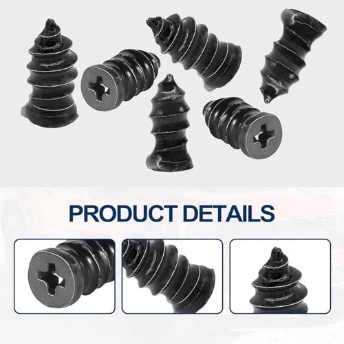 Tire Repair Kit - 60pcs Vacuum Rubber Nails for Emergency Puncture Repair on All Vehicles (Car, Truck, Motorcycle, ATV, Tractor tire,JP) - size: 60pcs
