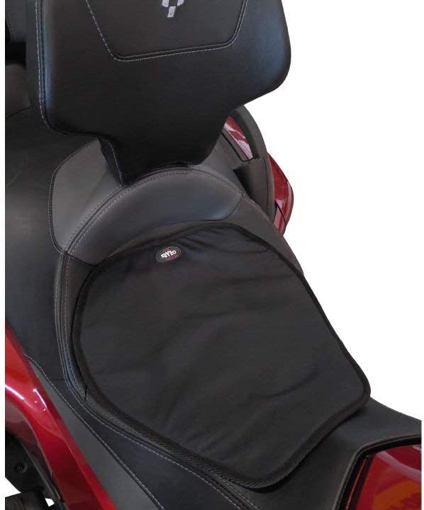 GEARS Heated Seat Pad for Motorcycle, ATV, Scooter & Snowmobile | Universal Fit Heated Seat Pad - Place On Top of Existing Seat | Exterior Warm Seat Cover | 12V Electric Heat Powersport Seat Warmer