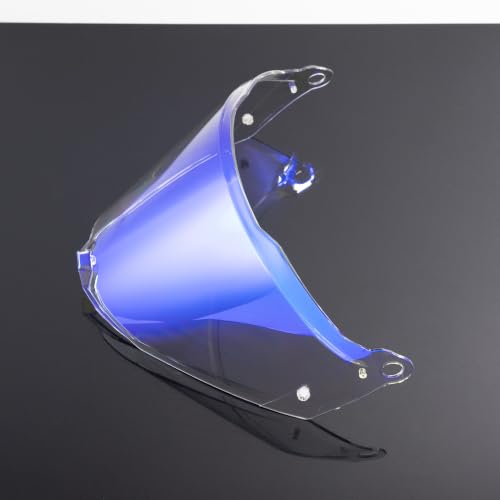 Blaze 2 Helmet Visor Replacement.Blaze 2 Outer Face Shield UV Protection Compatible with Blaze 2,Pioneer 2,MX702 (Revo Clear Blue-Day&Night Use) - color: Revo Clear Blue-day&night Use