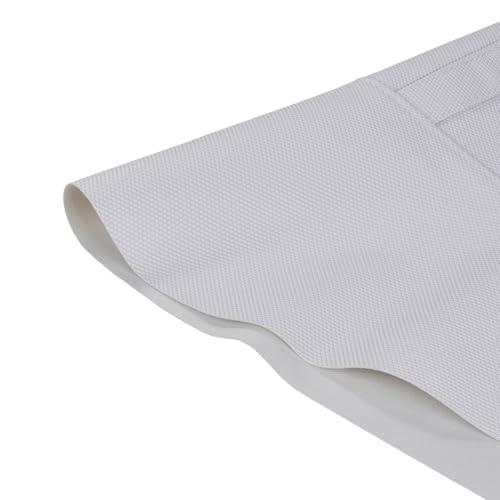 Electric Dirt Bike Seat Cover for Yozma In 10 E-Bike Non-Slip Soft Cushion White - color: white background white stripes