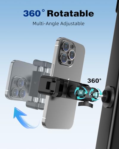 Gym Magnetic Phone Holder, 360°Adjustable, Magnetic Phone Holder Mount for Gym, Portable Gym Accessories, Workout Gift for Men and Women, Compatible with iPhone 16 15 14 13 Pro Max - size: JSF22