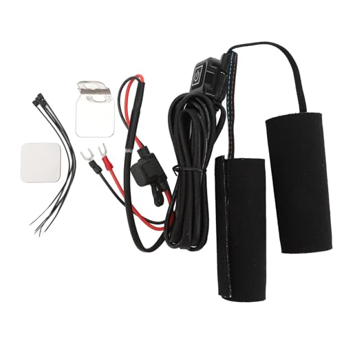 Motorcycle Heated Grip Cover, Water 3 Temperature Setting Motorcycle Handlebar Heated Pad Heater Sleeve