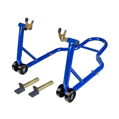 Jack Boss Motorcycle Stand Rear Combo Wheel Lift Stand, 500Lbs Capacity,Swingarm Spool Paddock Stand for Sport Bike,Fit for Yamaha, for Honda, Suitable for Kawasaki Blue - color: Blue