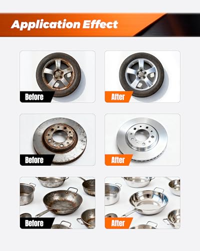 Wheel Brake Hub Cleaning Disc,Cleaner Resurfacing Tool Metel Hub Drill Brush Attachments for Rust Remover Wheel Bolt Stud Cleaner Fits Power Drill or 1/2" Impact Driven Wrenches for Brake Rotors Hubs