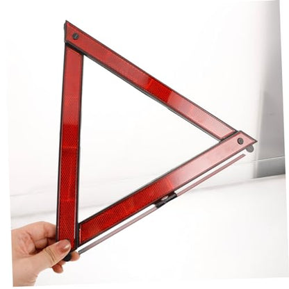 3pcs Road Safety Triangles Reflective Tape Emergency Roadside Triangle Sign