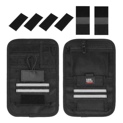 KEMIMOTO Saddlebag Organizers 2 Packs Universal for Touring Motorbike Models for Street Glide Road Glide Road King Motorcycle Saddle Bag Organizers