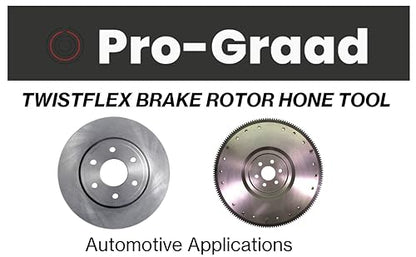 TwistFlex 2-1/2” 240 Grit Brake Rotor Hone, Flexible Ball Stones, 2.5” Medium Premium Zirconia 240 Grit, for Cross-Hatch Finishing Brake Rotors, Flywheels & Clutch Plates, Pack of 1