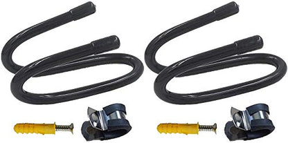 Pmsanzay Skateboard Wall Mount Wall Hanger Rack Storage Display Holder - for Storage Your Skateboard or Longboard and Helmet - Easy to Install - Hold up to 20 KG. (40LBS) - 2/PK
