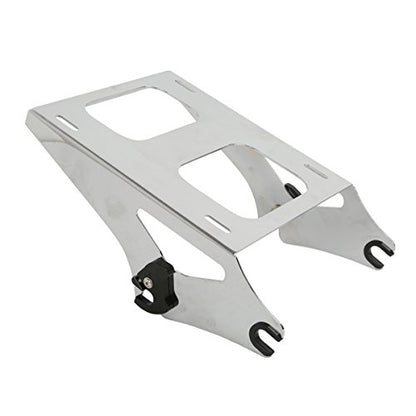 SLMOTO King Tour Trunk Backrest, Detachables Two-Up Mounting Rack 13.7" King Pack Trunk Passenger Wrap Backrest Luggage Rack Fit for Harley Road King Glide Street Glide 14-2025 - color: AStyle #08