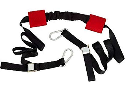 Tie Down Soft Loop Handlebar Straps Trailer Hauling Handle Bars Secure Yamaha Kawasaki Suzuki Honda Ducati 2" Clips 1.5" Wide Strap Motorcycle Bar Harness Ring Clip Rings Sport Bike Crotch Rocket ATV