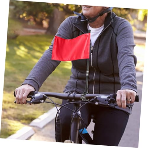 UKCOCO 6Pcs Bicycle Flagpole Mounts Flag Pole Holder for Bike Motorcycle Quick Installation Stylish Design for Safety Flags Luggage Racks
