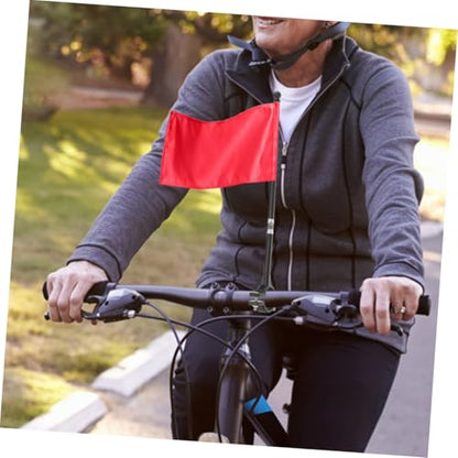 UKCOCO 6Pcs Bicycle Flagpole Mounts Flag Pole Holder for Bike Motorcycle Quick Installation Stylish Design for Safety Flags Luggage Racks