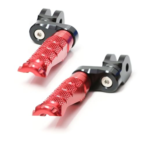 MCMOTOPARTS R-FIGHT Green Front Footpegs 25mm Lowering Foot Pegs Compatible with ER-6F 2006-2008 06 07 08 - color: Green, size: 1 inch Extension (25mm)