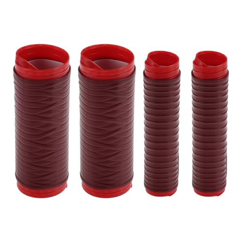 1.57" /40 mm 1.57 "/40 mm Motorcycle Hand Grips Cover Kit Non Slip Silicone Handlebar Grips Dark Red 1 Set Spiral Cross Pattern - color: Dark Red