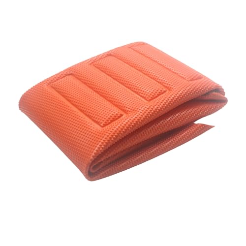 Motorcycle Universal Seat Cover non-slip thick 3D particles suitable Rubber Striped Grip Gripper Soft For CRF WR WRF RMZ YZF SXF EXC EXC XC SX CR KLX 250 Dirt Pit Bike Motocross (Orange) (Orange) - color: New Orange