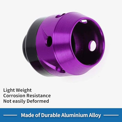 Motorcycle Front Fork Frame Sliders Falling Protection Wheel Crash Protector Scooter Moped Aluminum Alloy Purple 2 Pcs - color: Purple