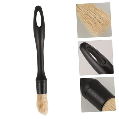 Cabilock Motorcycle Detail Brush Wheel Rim Cleaning Brush Soft Bristles Car Interior Detailing Auto Detailing Tools - size: 23.00X2.50X2.50CM