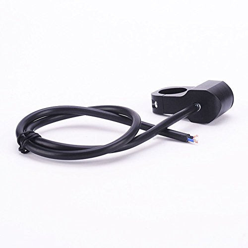 12V Motorcycle Handlebar Turn Signal Switch CNC Aluminum with Indicator Light for 1" 25mm Diameter Handlebar (for Fog Lamp Headlight Electrical System) Interrupteur Moto