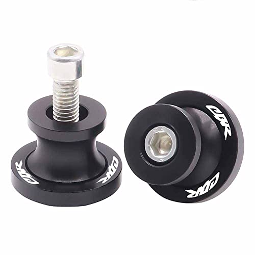 Motorcycle Swing Arm Sliders Spools 2Pcs 8MM CNC for Honda CBR150 CBR100F CBR1000RR CBR1100XX CBR125 CBR250 CBR400RR CBR400F CBR450SR CBR600RR CBR900RR CBR954RR Black - color: Black M8