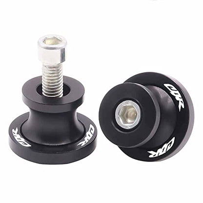 Motorcycle Swing Arm Sliders Spools 2Pcs 8MM CNC for Honda CBR150 CBR100F CBR1000RR CBR1100XX CBR125 CBR250 CBR400RR CBR400F CBR450SR CBR600RR CBR900RR CBR954RR Black - color: Black M8