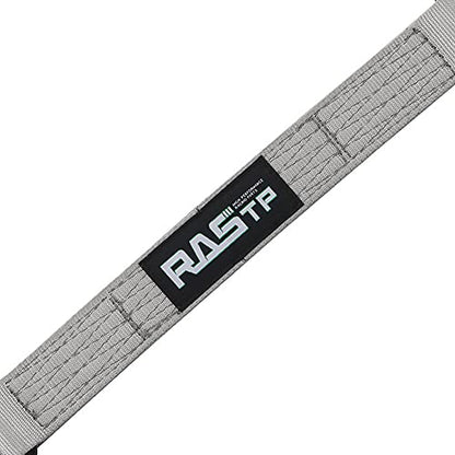 RASTP Limit Strap, Premium Quad Wrap Limit Strap Car Hauler Axle Straps Truck Wrecker Wheel Tie Down Strap with 10,000 Lb Webbing Strength (24 Inch,Gray) - color: Gray, size: 24 Inch