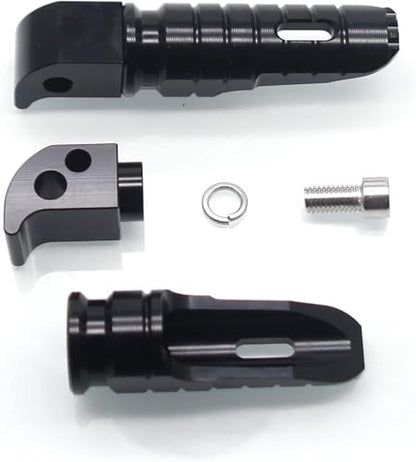 MZS Motorcycle Foot Pegs, Passenger Rear Footpegs Footrest Pedal Adjustable CNC Black Compatible with FJ09 FZ1 FZ6 FZ8 FZ07 FZ09 FZ10 MT03 MT07 MT09 MT10 NIKEN TMAX XMAX XSR700 XSR900 R3 - size: FZ07/FZ09/FZ10/MT03/MT07/MT09/MT10/XSR700/XSR900