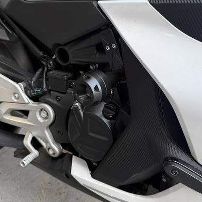 MFGZD for 450SR Motorcycle Frame Sliders Crash Protector Compatible with CFMOTO 450SR 450SR-S 450SS 450NK Frame Sliders Engine Guard Bar Crash Protector - size: For 450SR