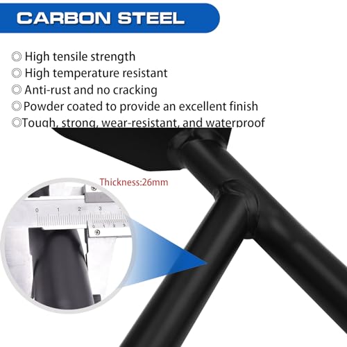 Motorcycle Accessories Frame Crash Bar Falling Protector for Ver-sys 650 Ver-sys650 KLE650 2022 2023 2024 Motorbike Highway Engine Guard Bumper, Black, MD-496-US