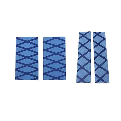 Anti-Slip Heat Shrink Motorcycle Grip Rubber Gloves for BM&W R1250GS R1200GS ADV Bicycle Handlebar Outdoor Grips Cover Handlebars Grips - color: Blue