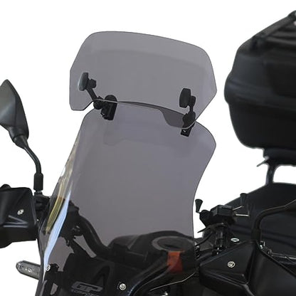 GP Kompozit Universal Windshield Extension Adjustable Clip Windscreen Spoiler Deflector Clear - color: Clear