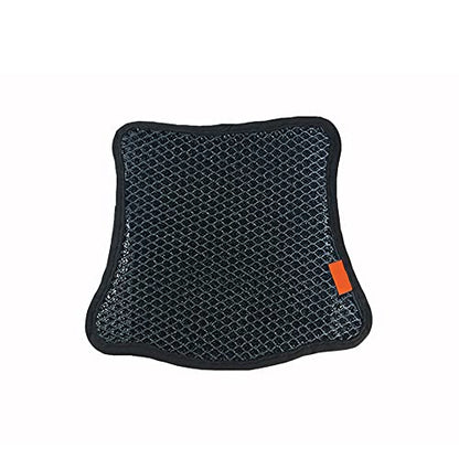 Motorcycle Seat Cushion,3D Mesh Motorcycle Seat Pad Breathable Seat Cover Air Cooling Comfortable Mesh Seat Cushion Pad Universal Seat Pad for Motorcycle,Double Layer M - size: Double Layer M