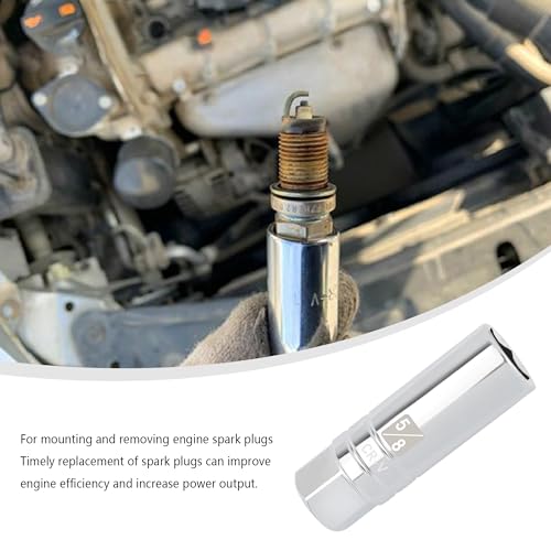 Salior 5/8" Magnetic Spark Plug Socket,6-Point 3/8" Drive Thin Wall Spark Plug Socket,Universal Spark Plug Removal Tool Car Accessories for Most Cars Trucks SUVs (5/8 inch) - color: 5/8 inch