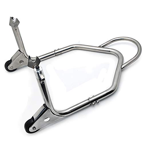 HTTMT- Motorcycle Stand Dirtbike Sport Bike Rear Wheel Lift Fork Swingarm Stand Paddock Stand [P/N: MT381-A-SR]