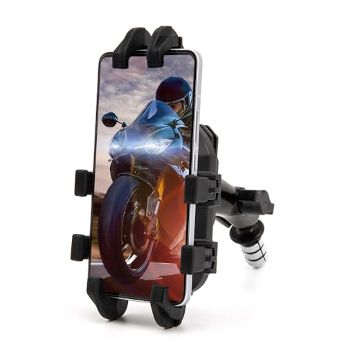Motorcycle Phone Mount fit for Fork stem Hole 12mm -25mm for GSX-R750 CBR954RR VFR 800 Nin-ja 650 Phone Holder (Type B) - style: Type B