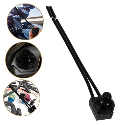 Zerodeko Waterproof Motorcycle Push Button Switch Wire Universal Handlebar Control for Engine and Brake Light Sturdy Electrical Switch for Motorcycles and Scooters
