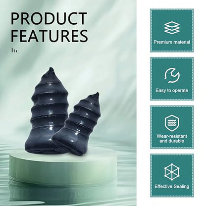 61PCS Tire Repair Rubber Nail, Vacuum Tire Repair Spiral Rubber Studs Kit, Self-Service Tire Screw Plugs Quick Repairs Tool with Screwdriver for Most Vehicle Tractor Tires Puncture Repairs - size: 60 PCS + Screwdriver