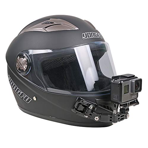 Motorcycle Helmet Chin Mount Kit Compatible with GoPro 13/12/11/10/9, DJI Action 6/5 Pro/4/3, AKASO and More Action Cameras - style: Motorcycle Helmet Chin Mount
