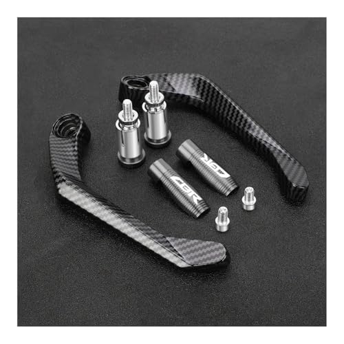 Clutch Lever Guards for CBR250R CBR300R CBR300RR CBR500R CBR600 CBR600F Motorcycle Handlebar Brake Clutch Lever Hand Guard Protector Handguard - color: Gray With logo