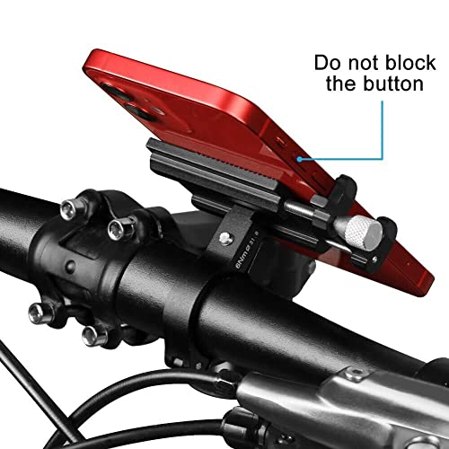 Aluminum Motorcycle Bike Bicycle Holder Mount Handlebar for Cell Phone GPS US (Silver) - color: Silver