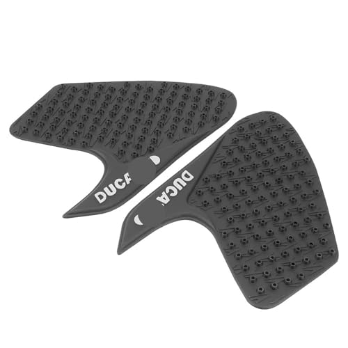 Gas Tank Pad Protector, Motorcycle Accessories Anti Slip Fuel Tank Pad Knee Grip Protector Sticker For D&ucati Monster 696 795 796 1100, Black