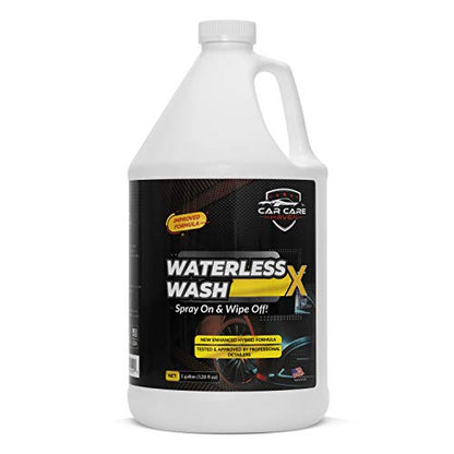 Waterless Wash X-Car Detailing, 128 oz Concentrate | No Water Necessary, Quick Detailer for Any Vehicle, Spray On & Wipe Off, Use in Garage, at Work, or Anywhere - size: 128 Ounce (Pack of 1)