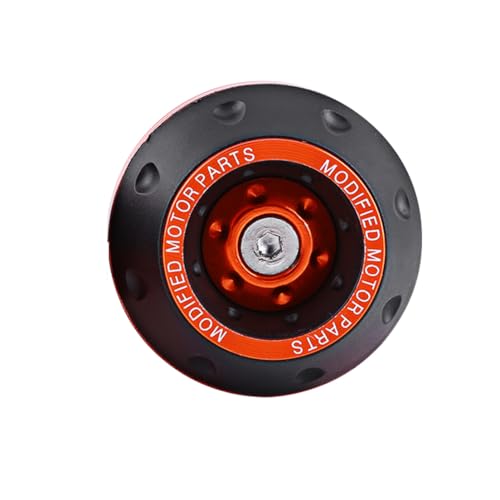 Joyzan Fork Frame Sliders, Motorcycles Front Rear Forks Wheel Anti Crash Pad Protector CNC Aluminium Alloy Motorbike Slid Falling Protection Universal Protective Caps for Moped Scooters 1 Pair Sliver - color: Orange