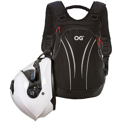 OG Original Roadrunner Motorcycle Backpack Waterproof Black Light Weight 20L, Motorbike Helmet Holder, Cycling, Antitheft, Laptop, Reflective - style: Roadrunner