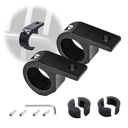 Motorcycle Mounting Bracket, LED Pods Auxiliary Driving Fog Lights Mounting Brackets Kit, LED Light Bar Horizontal Bar Clamp Mounting Kit,2Pcs (22mm-35mm) - size: 22mm-35mm
