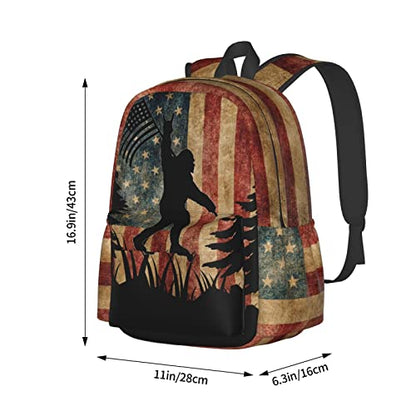 American Flag Tree Backpack Bookbag Laptop Backpacks Multipurpose Daypack for Boys Girls School Men Women Travel Hiking - color: American Flag