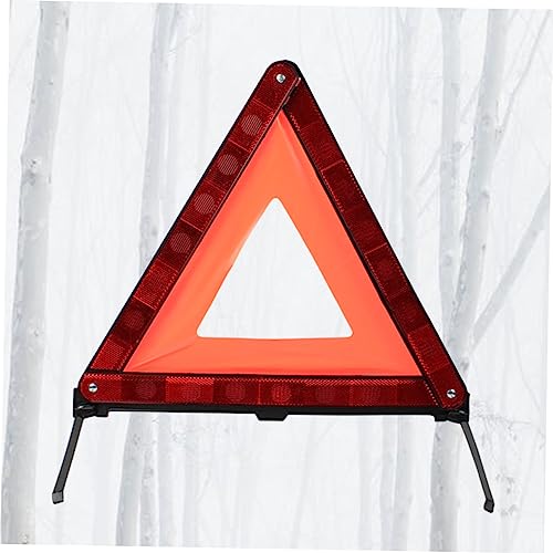 DECHOUS Reflective Triangle Warning Sign Kit Emergency Roadside Safety Triangle for Vehicles Storage Case