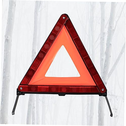 DECHOUS Reflective Triangle Warning Sign Kit Emergency Roadside Safety Triangle for Vehicles Storage Case