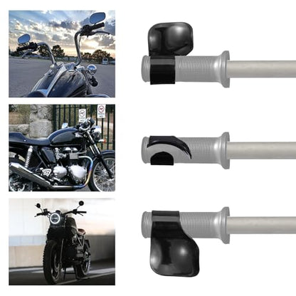 3 Pcs Motorcycle Throttle Mount Motorcycle Throttle Assist Cruise Control Grip ABS Plastic Wrist Hand Grips Handlebar Oil Control Rocker for Black Electric Bike Sport Off Road Scooter Rest Accelerator