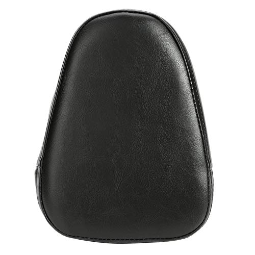 OSAN Universal Motorcycle Synthetic Leather Rear Sissy Bar Backrest Cushion Pad - Black